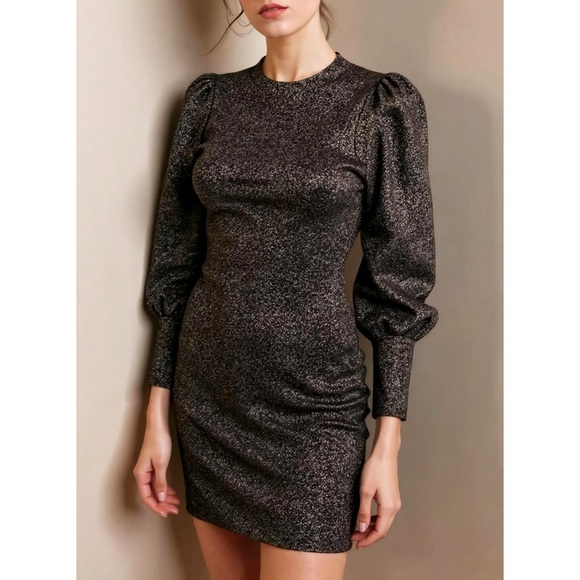 SÉZANE Kendra Sweater Dress, Bronze, Medium - Picture 3 of 14